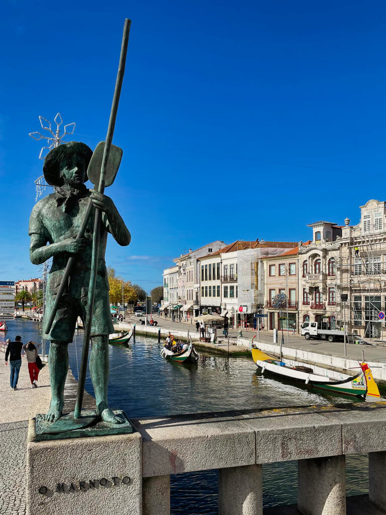 Aveiro Brücke Kanal