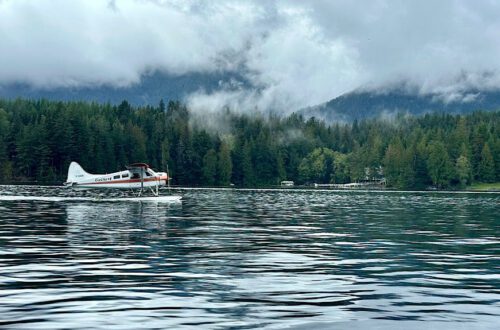 Wasserflugzeug nahe Stuart Island