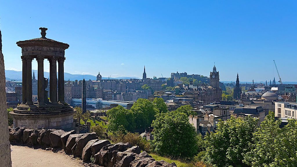 Blick über Edinburgh